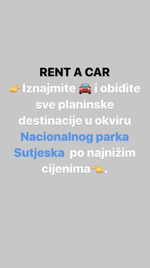 Apartman Kosuta 2 Apartman Tjentiste Kültér fotó